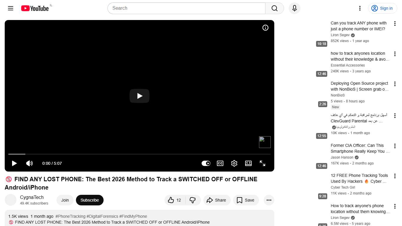 📵 FIND ANY LOST PHONE: The Best 2026 Method to Track a SWITCHED OFF or OFFLINE Android/iPhone - YouTube